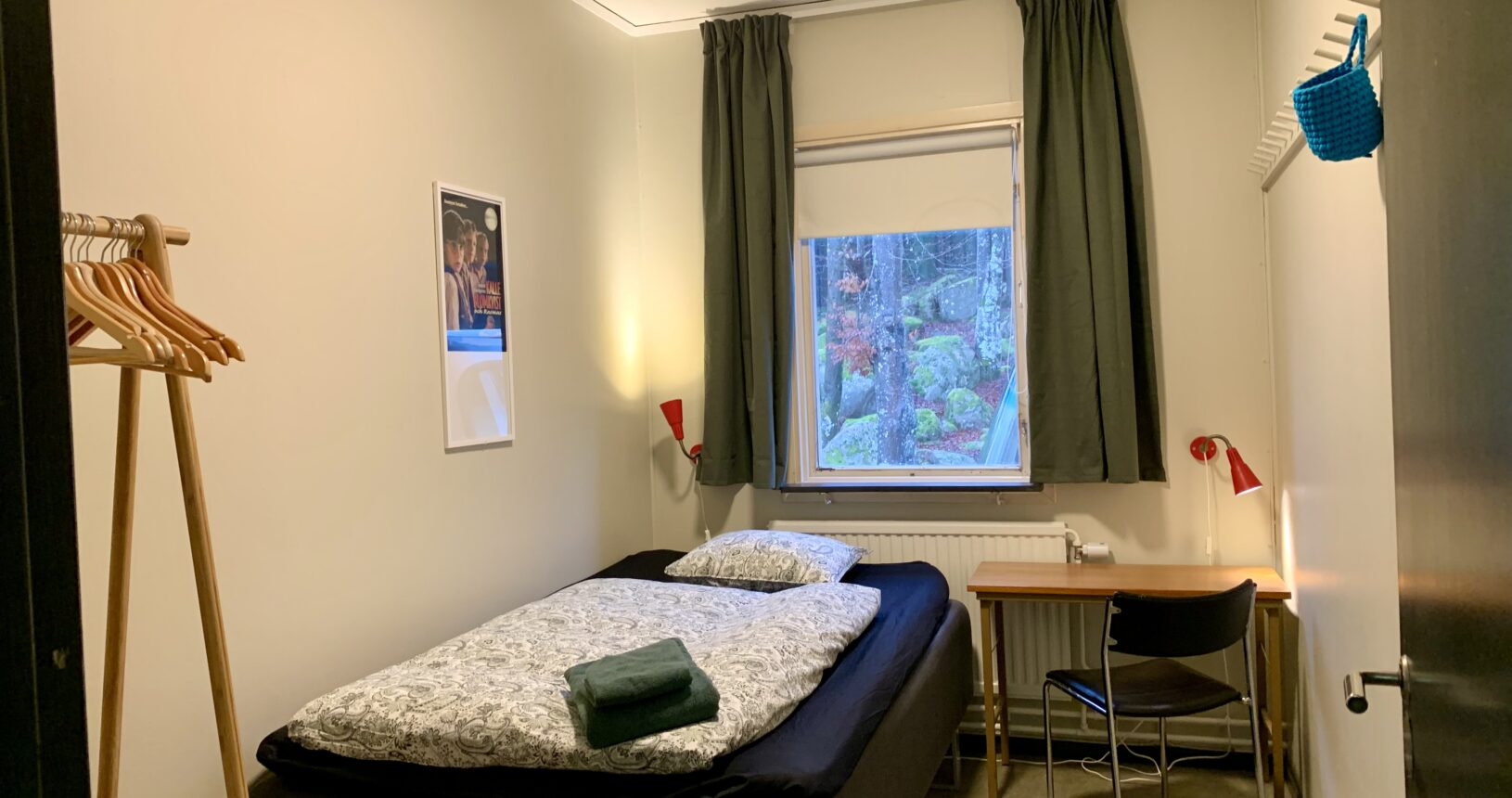 Kamer Kalle Blomquist mit Bettwasche